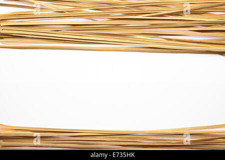 Close up pour le tissage de bambou Banque D'Images