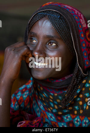 Femme de la tribu Afar, Assaita, état de l'Afar, en Ethiopie Banque D'Images