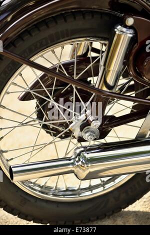 Royal Enfield bullet 350 G2 1954 moto moteur fabriqué en Angleterre Banque D'Images