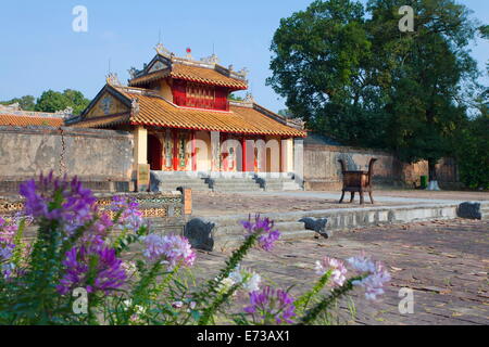 Tombeau de Minh Mang, Site du patrimoine mondial de l'UNESCO, Hue, Thua Thien-Hue, le Vietnam, l'Indochine, l'Asie du Sud-Est, Asie Banque D'Images