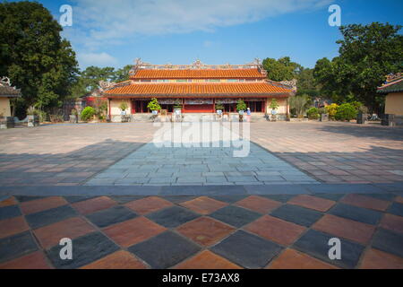 Tombeau de Minh Mang, Site du patrimoine mondial de l'UNESCO, Hue, Thua Thien-Hue, le Vietnam, l'Indochine, l'Asie du Sud-Est, Asie Banque D'Images