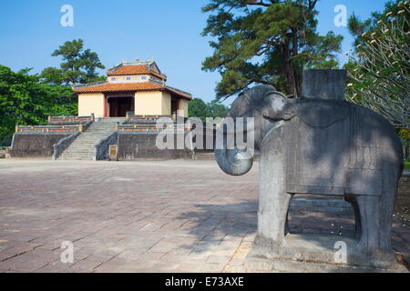 Tombeau de Minh Mang, Site du patrimoine mondial de l'UNESCO, Hue, Thua Thien-Hue, le Vietnam, l'Indochine, l'Asie du Sud-Est, Asie Banque D'Images