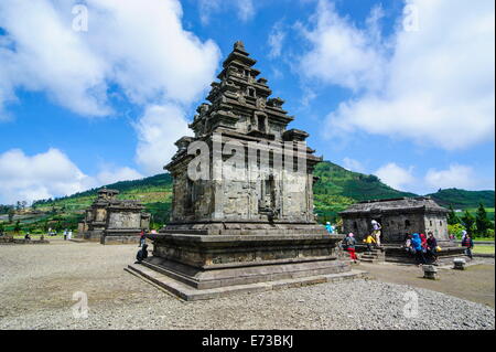 Arjuna Hindu Temple Dieng, Dieng Plateau, Java, Indonésie, Asie du Sud, Asie Banque D'Images