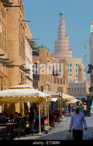 Restaurant et centre de la culture islamique, Souq Waqif, Doha, Qatar, Moyen-Orient Banque D'Images