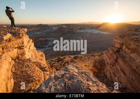 Valle de la Luna (vallée de la lune), Désert d'Atacama, El Norte Grande, Chili, Amérique du Sud Banque D'Images