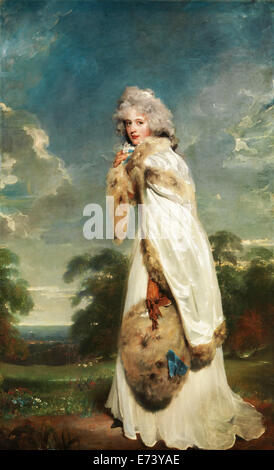 Elizabeth Farren, plus tard Comtesse de Derby - par Thomas Lawrence, 1790 Banque D'Images