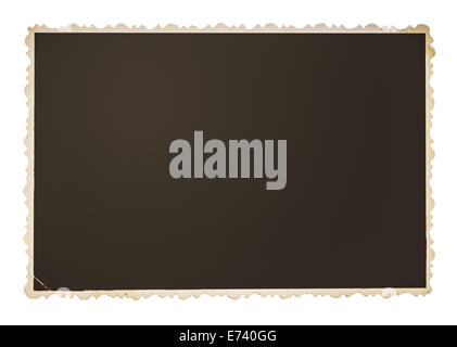 Vintage photo frame isolated
