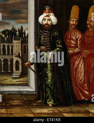 Le sultan Ahmed III (1703-30) - par Jean Baptiste Vanmour de boutique, 1700 - 1737 Banque D'Images