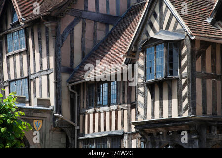 Détail architectural WARWICK ANGLETERRE LORD LEYCESTER HOSPITAL Banque D'Images