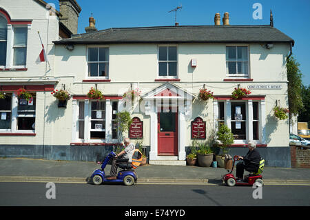 Le Crown pub Leiston Suffolk UK Banque D'Images