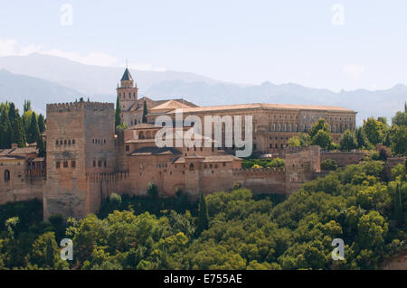 L'Alhambra, Grenade est une ville et la capitale de la province de Grenade, Espagne Banque D'Images