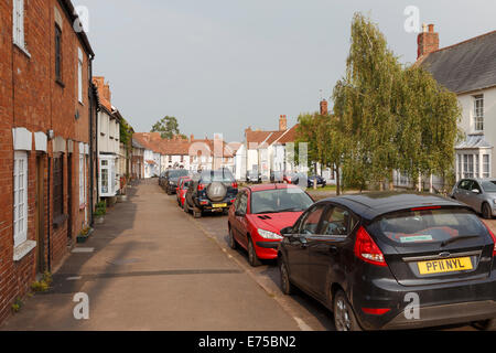 Le village de Nether Stowey. Banque D'Images