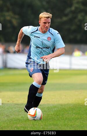 Poole, UK. 07Th Nov, 2014. Match de bienfaisance au profit de la DN sufferer Andrew Culliford. Eddie Howe (AFC Bournemouth manager) © Plus Sport Action/Alamy Live News Banque D'Images