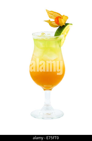 Jungle Juice isolement cocktail with clipping path Banque D'Images