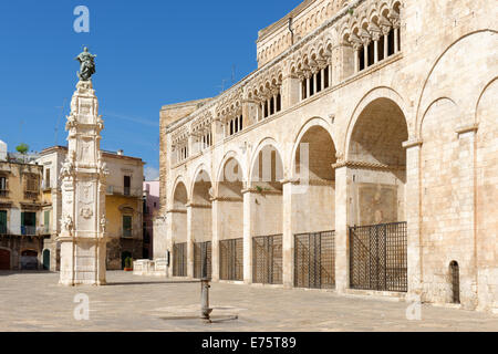 La cathédrale de Lecce, Lecce, Pouilles, Italie Banque D'Images