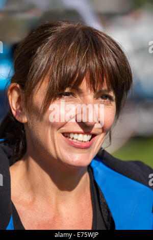 Davina McCall à l'événement Sky Ride Tour de Grande-Bretagne.Cette année, Sky Ride arrive à Liverpool pour la première fois dans le cadre du Tour of Britain's Grand départ ! Banque D'Images