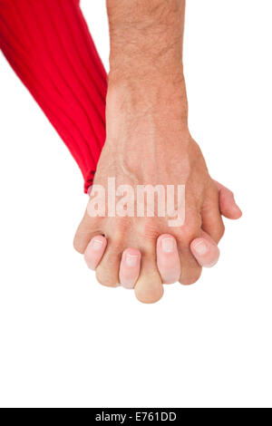 Close up of holding hands Banque D'Images