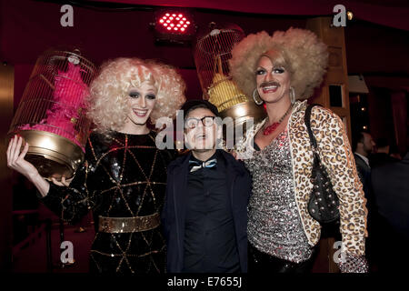 Première de "La Cage aux Folles - ein voller Narren Kaefig Bar jeder Vernunft' à. En vedette : Rolf Scheider Où : Berlin, Allemagne Quand : 01 Mars 2014 Banque D'Images