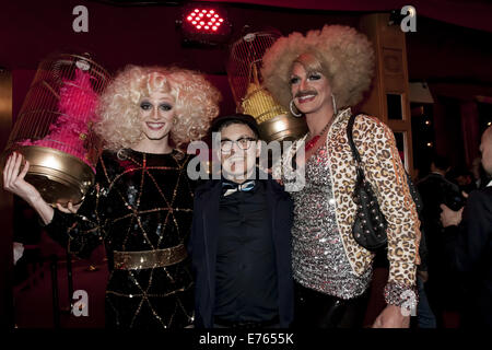 Première de "La Cage aux Folles - ein voller Narren Kaefig Bar jeder Vernunft' à. En vedette : Rolf Scheider Où : Berlin, Allemagne Quand : 01 Mars 2014 Banque D'Images