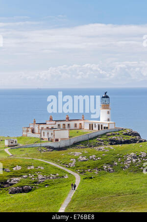 Neist Point Lighthouse, Ile de Skye, Ecosse, Royaume-Uni Banque D'Images