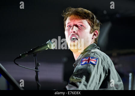 James Blunt effectue en concert au Heineken Music Hall avec : James Blunt Où : Amsterdam, Pays-Bas Quand : 02 Mars 2014 Banque D'Images