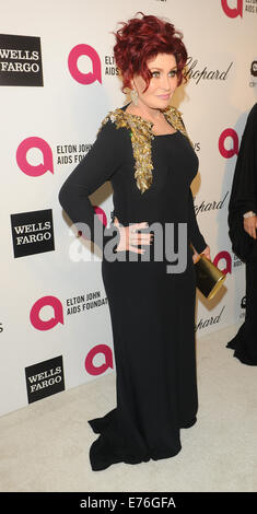 La Fondation Elton John contre le sida présente la 22e Academy Awards viewing party - Arrivées avec : Sharon Osbourne Où : West Hollywood, California, United States Quand : 02 Mars 2014 Banque D'Images