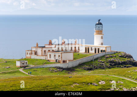 Neist Point Lighthouse, Ile de Skye, Ecosse, Royaume-Uni Banque D'Images