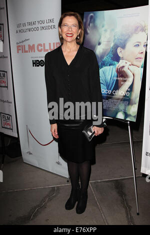 Projection d'IFC Films' 'Le visage de l'amour' au LACMA comprend : Annette Bening Où : Los Angeles, California, United States Quand : 03 Mars 2014 Banque D'Images