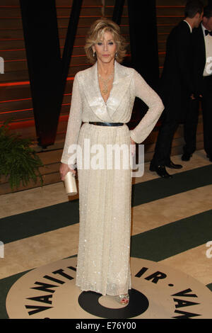 2014 Vanity Fair Oscar Party dans West Hollywood avec : Jane Fonda Où : West Hollywood, California, United States Quand : 03 Mars 2014 Banque D'Images