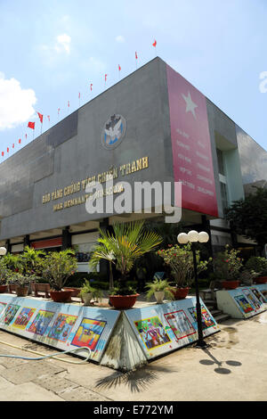 Le Musée des débris de guerre à Ho Chi Minh City, Vietnam. Banque D'Images