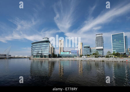 Media City Manchester, Salford Quays Banque D'Images