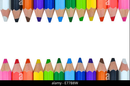 Crayons de couleur Banque D'Images