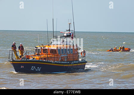 LIL RNLB Cunningham à rhyl Lifeboat 12-24 Spectacle aérien du Nord du Pays de Galles UK Rhyl Banque D'Images