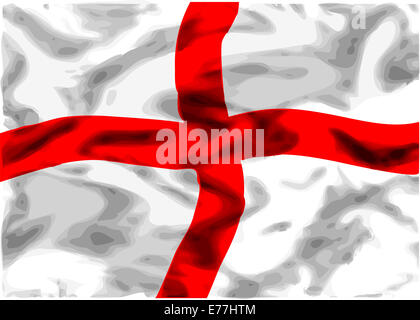 St George's flag. Banque D'Images