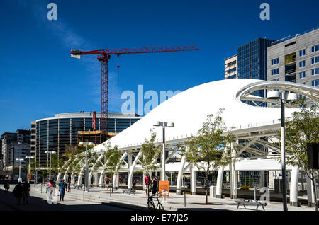 Denver Union Railroad gare couvert protecteur blanc Banque D'Images