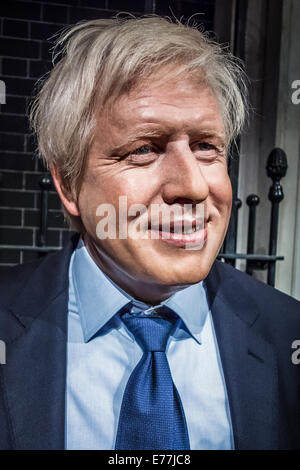 Boris Johnson chez Madame Tussauds Banque D'Images