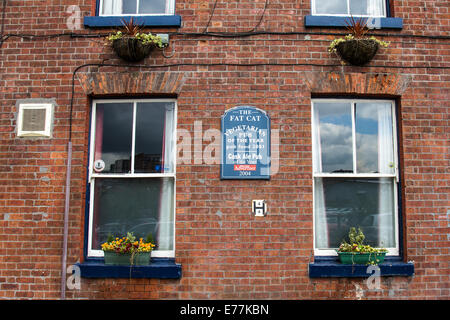 Fat Cat Pub dans Kelham Island dans le Kelham Island Quart de Sheffield South Yorkshire, Angleterre Royaume-uni Banque D'Images