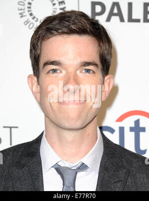 Los Angeles, Californie, USA. Sep 8, 2014. John Mulaney assistant à l'automne PaleyFest TV aperçu de FOX TV Série ''ulaney'' tenue à l'Paley Center for Media à Beverly Hills, Californie le 8 septembre 2014. 2014 : Crédit D. Long/Globe Photos/ZUMA/Alamy Fil Live News Banque D'Images