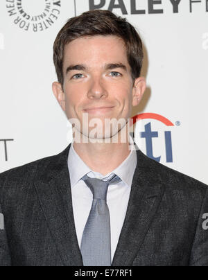 Los Angeles, Californie, USA. Sep 8, 2014. John Mulaney assistant à l'automne PaleyFest TV aperçu de FOX TV Série ''ulaney'' tenue à l'Paley Center for Media à Beverly Hills, Californie le 8 septembre 2014. 2014 : Crédit D. Long/Globe Photos/ZUMA/Alamy Fil Live News Banque D'Images