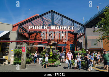 Le marché de Granville Island, Vancouver Banque D'Images