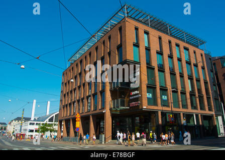 Centre commercial Kamppi extérieur, le centre d'Helsinki, Finlande, Europe Banque D'Images