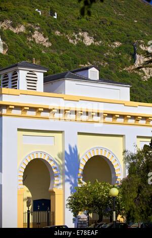 La cathédrale anglicane Holy Trinity, Gibraltar, Province de Cadix, au sud-ouest de l'Europe Banque D'Images