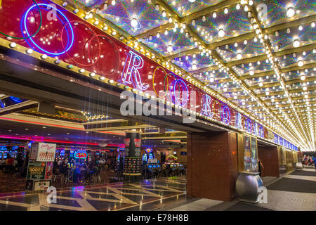 Le Riviera Hotel and Casino à Las Vegas. Banque D'Images