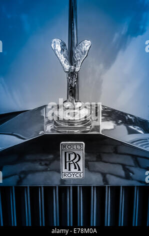 Londres, UK - Oct 30, 2014 : voiture Rolls-Royce Silver Shadow Banque D'Images