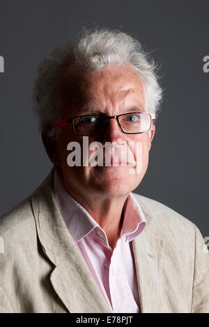 Christian Wolmar au déjeuner littéraire Oldie 9-9-14 Banque D'Images