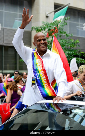 Harry Belafonte - portrait. Banque D'Images