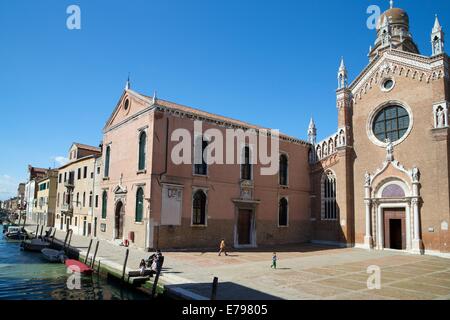 Église de la Madonna dell'Orto, Cannaregio, Venise, Italie, Europe Banque D'Images