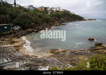 Gordons Bay dans la banlieue est de Sydney situé entre plage de Clovelly et Plages Coogee. Banque D'Images