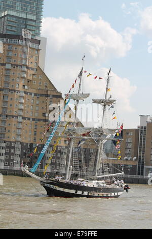 Tall Ship Regatta 2014 - Tall Ship - Parade des voiliers royaliste - Navire de formation des cadets de la Banque D'Images