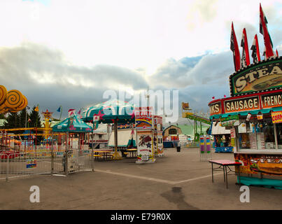 À mi-chemin de foire Banque D'Images